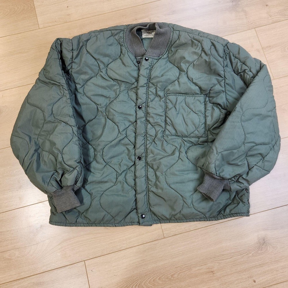 Vintage Liners Flyers CWU-9/P Jacket Mens XL Green Quilted Liner USAF
